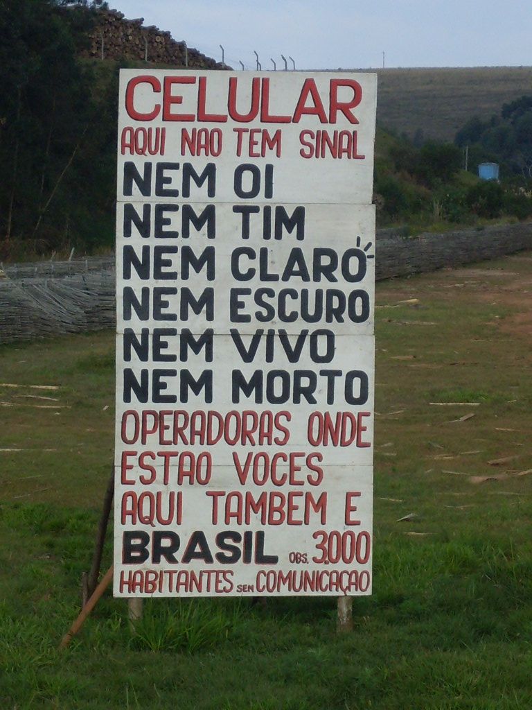 Em um distrito de Ventania, nos Campos Gerais, placa mostrava indignação dos moradores | Cidcley da Silva Milleo