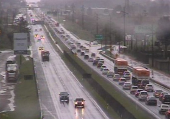 Trecho da BR-277, em São José dos Pinhais. Trânsito é intenso em direção a Curitiba | Reprodução/Ecovia