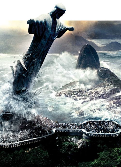 No filme 2012, terremotos e tsunamis submergem continentes inteiros e levam à destruição da maior parte da humanidade. Na vida real, os terremotos podem muito bem ser financeiros, e não geológicos | Fotos: Divulgação
