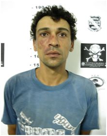 Cleberson Joaques Alexandre da Silva, de 32 anos, foi preso com a ajuda de um rottweiler. Polícia Civil invstiga a participação dele em outros crimes | Delegacia de Furtos e Roubos / Divulgação