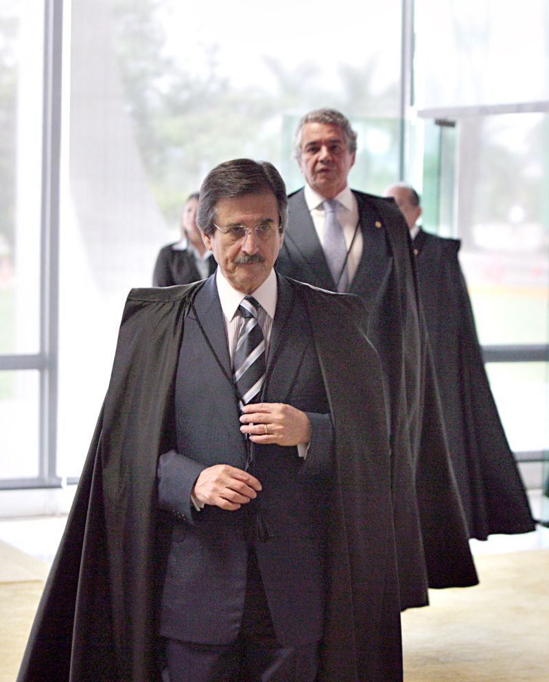 Peluso e Marco Aurélio: os dois ministros vão apresentar votos hoje | Carlos Humberto/STF