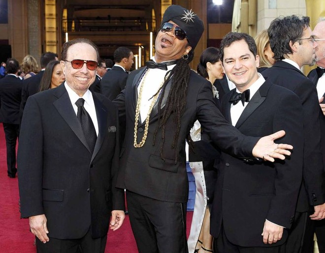 Sergio Mendes, Carlinhos Brown e Carlos Saldanha, diretor de Rio: