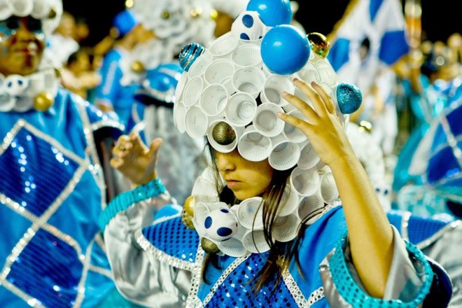 Integrante da Mocidade Azul |