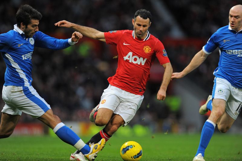 Ryan Giggs renovou contrato por um ano com o Manchester United e emendará sua 23.ª temporada pelo clube | AFP