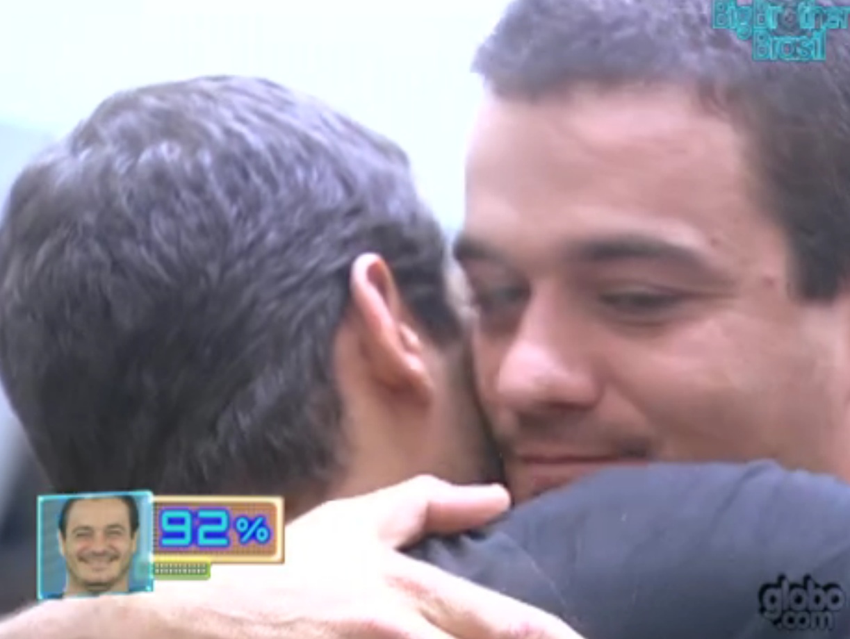 Rafa abraça Yuri logo após ser eliminado | Reprodução