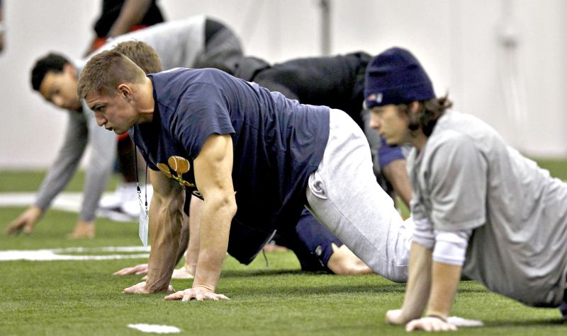 Rob Gronkowski, do Patriots, se recupera de lesão no tornozelo | Jim Young/ Reuters