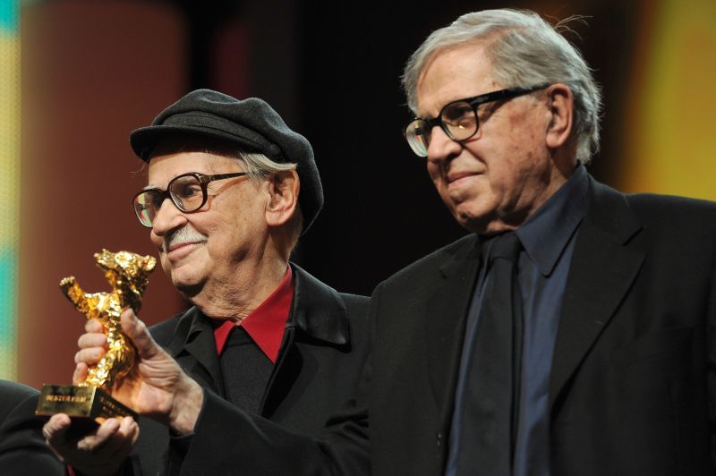 Os irmãos já foram premiados duas vezes em Cannes. Receberam a Palma de Ouro em 1977 com "Pai Patrão" e Grand Prix por "A Noite de San Lorenzo" em 1982 | AFP PHOTO / GERARD JULIEN
