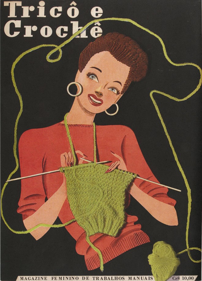 Tricô e Crochê continha trabalho original na década de 1940 | 