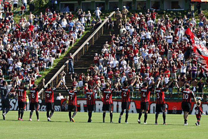 Federação e Atlético afirmam que não foram informados pelo Corinthians-PR de que o Ecoestádio não poderá ser usado nesta quarta-feira | Albari Rosa / Gazeta do Povo