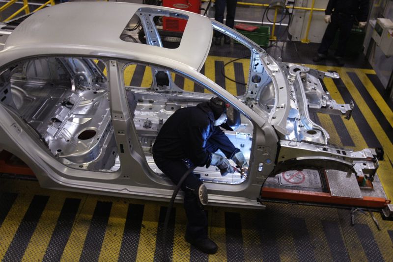 Fábrica da Volkswagen em Puebla, no México: Brasil quer aumentar exigência de conteúdo local para seguir isentando os carros do imposto de importação | Imelda Medina/Reuters