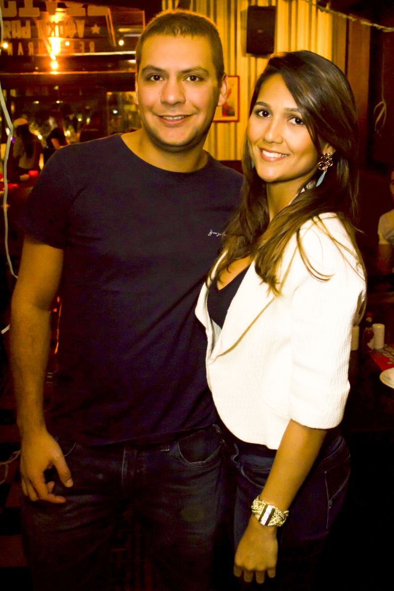 Samir Seraiedine e Fernanda Rodrigues aproveitam o calor do verão na badalada noite do Soviet Vodka Bar, ao som de música techno e house | Leonardo Freire