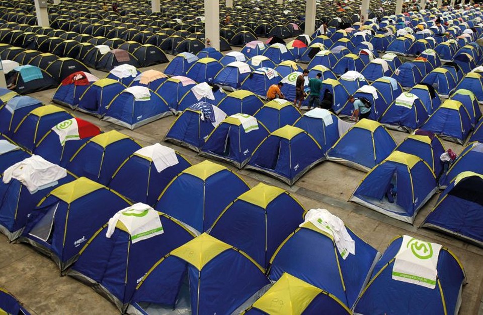 Cerca de 5 mil pessoas devem acampar durante a Campus Party deste ano, que será no Anhembi, em São Paulo | Divulgação