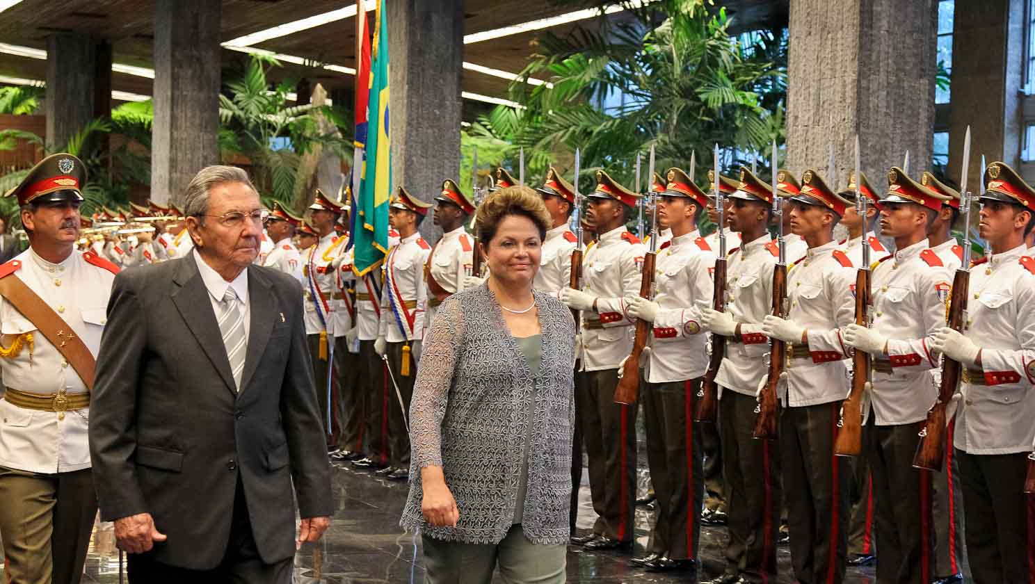 Dilma se reuniu com o presidente Raul Castro | Roberto Stuckert Filho/PR