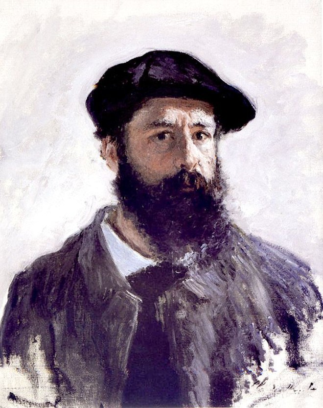 Autorretrato de Monet, autor da obra desaparecida |