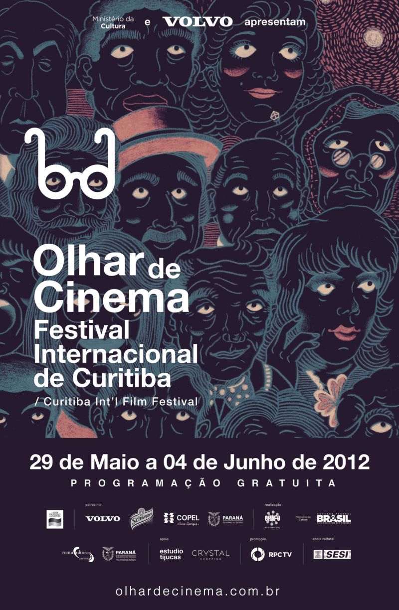 Cartaz do festival Olhar de Cinema, que terá sessões no Espaço Itaú de Cinema e na Cinemateca | Estudio Tijucas
