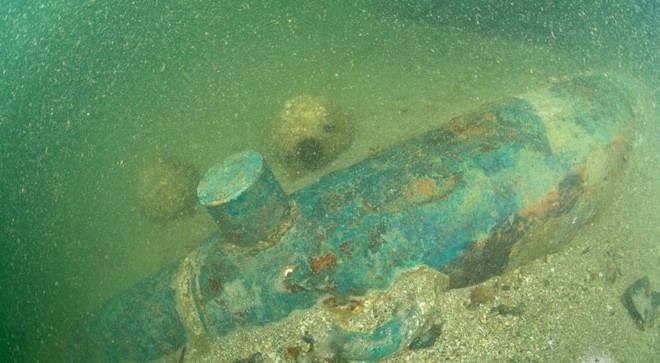 Canhão de bronze da La Provedora: mantimentos para os colonizadores |