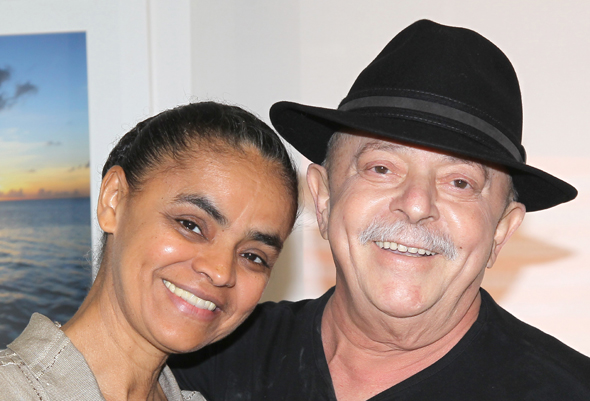 A ex-senadora Marina Silva em visita ao ex-presidente Lula nesta terça-feira (20) | Instituto Lula/Divulgação