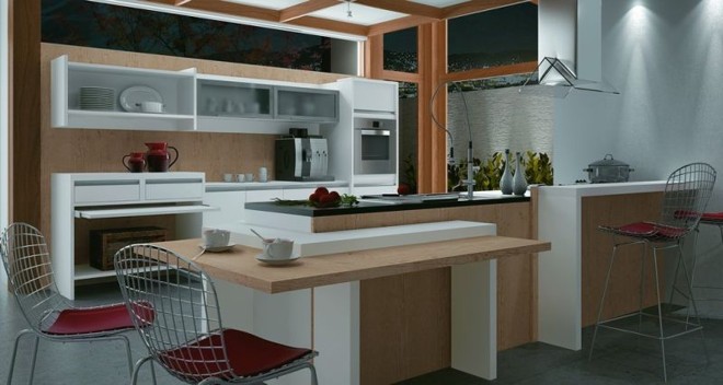 Em cômodos pequenos, móveis sob medida auxiliam a otimizar o uso do espaço |