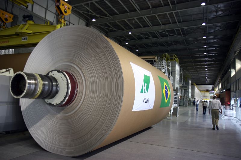 Fábrica da Klabin, em Telêmaco Borba, a Capital do Papel | Henry Milléo/ Gazeta do Povo