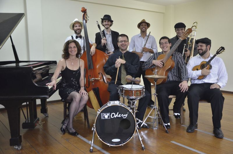 O tipo de formação da Regional Jazz Band era comum na década de 1930 | Crédito Renata Casimiro/Divulgação