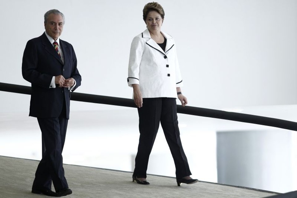 Temer e Dilma: relação estranha. | Ueslei Marcelino/Reuters