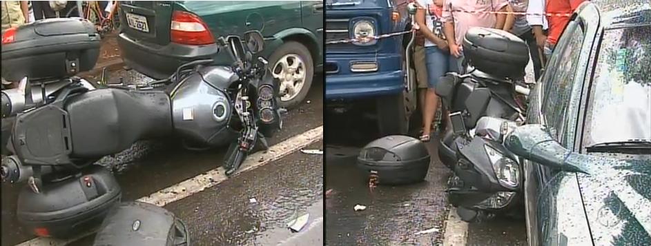 Acidente ocorreu no cruzamento com das avenidas Colombo e 19 de Dezembro | Reprodução RPC TV Maringá