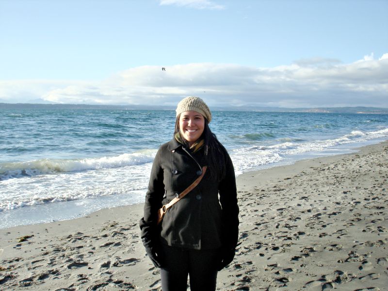 A estudante de Pedagogia Talita Kito em Seattle: intercâmbio de curta duração | Divulgação