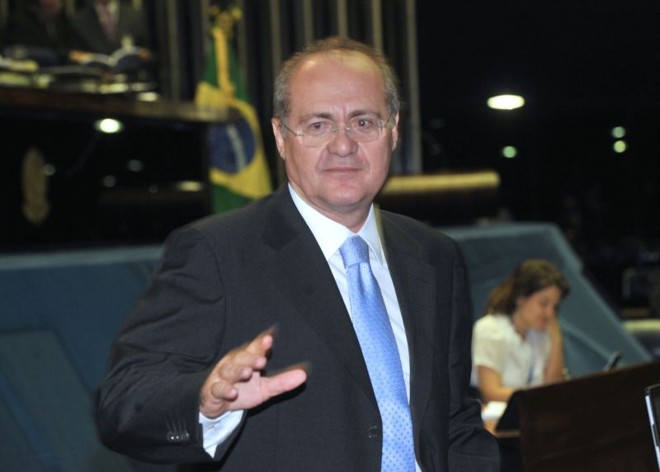 Renan: candidatura dele encontra forte resistência dentro do PMDB |