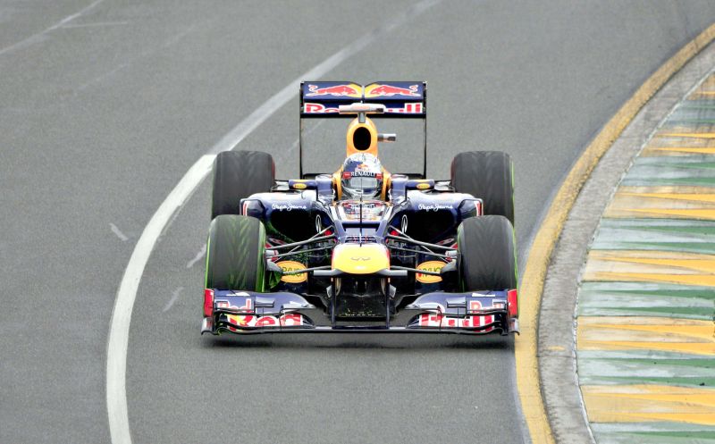Sebastian Vettel, piloto a ser batido em 2012, durante treino no circuito de rua de Albert Park, em Melbourne | Scott Wensley/ Reuters
