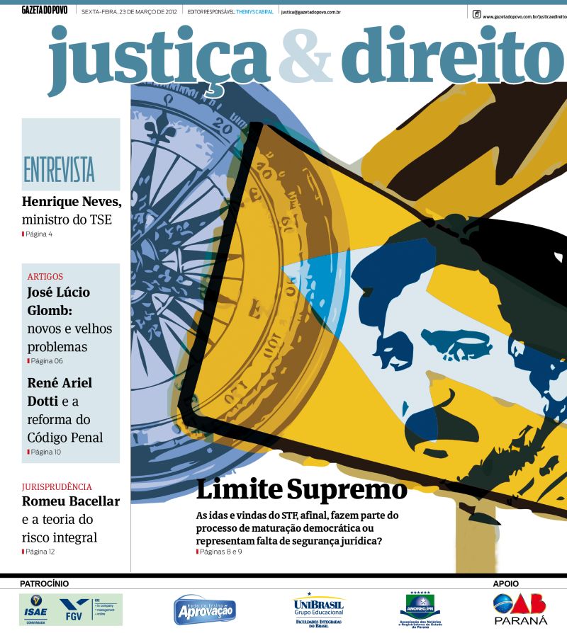 O suplemento Justiça & Direito vai circular às sextas-feiras | Reprodução