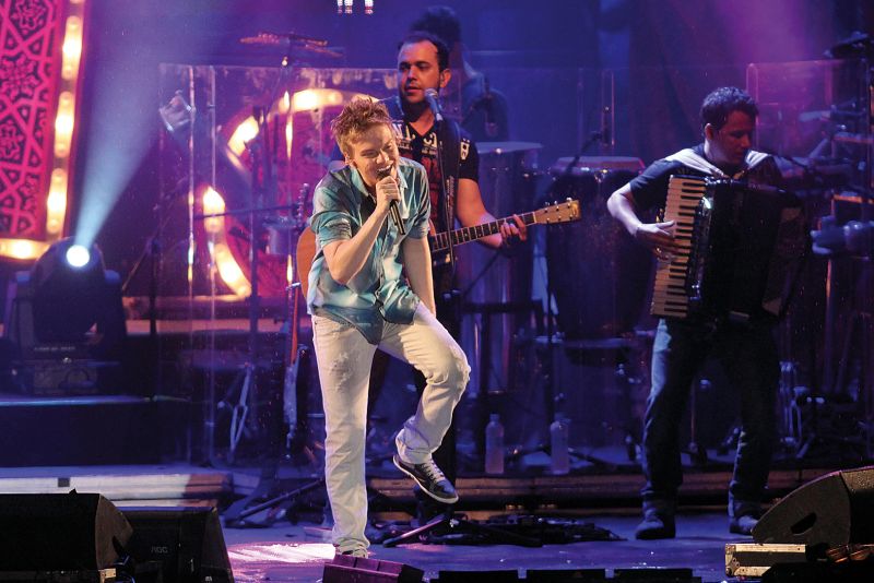 Michel Teló vai gravar um novo clip durante o festival na Arena Expotrade | Walter Alves/Gazeta do Povo