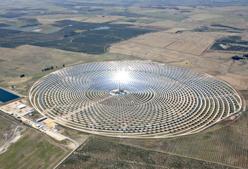 Estação de captação da energia solar na Espanha: potencial do sol ainda não é utilizado em larga escala | AFP