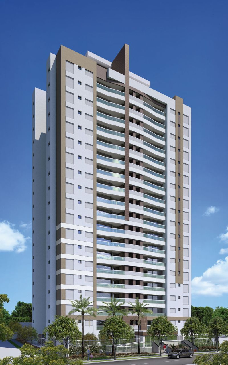 Projeto da fachada do Poème: três suítes no Ecoville | Fotos: Divulgação