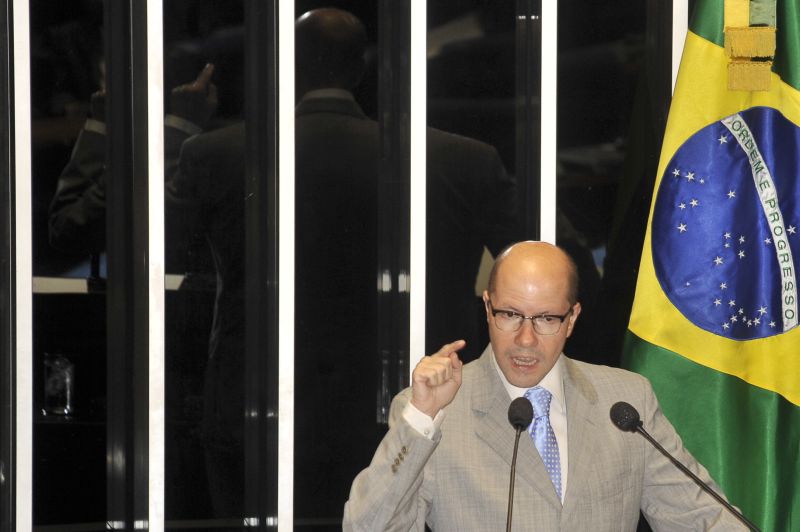 Demóstenes Torres: num primeiro momento, senadores prestaram solidariedade ao parlamentar | José Cruz/ABr