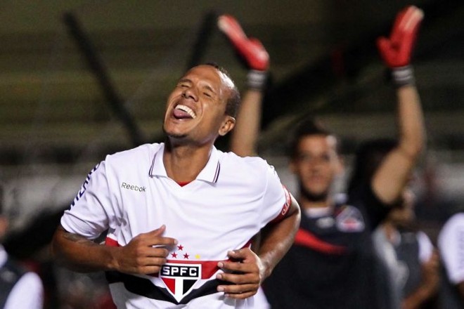 Luís Fabiano marcou os quatro gols da vitória são-paulina sobre o Independente | Wagner Carmo/VIPCOMM