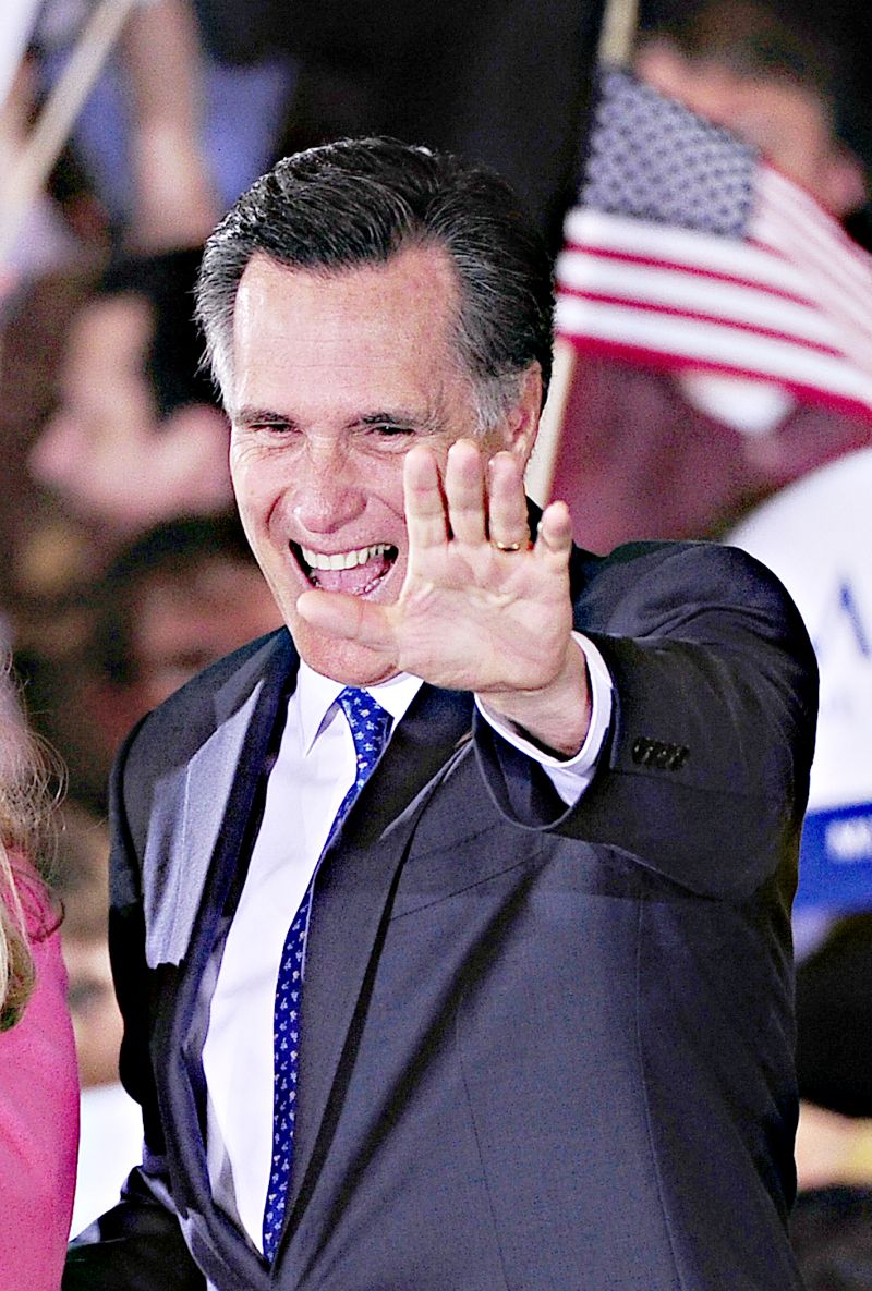 Mitt Romney comemora a vitória nas prévias republicanas em 6 estados | Jessica Rinaldi/Reuters