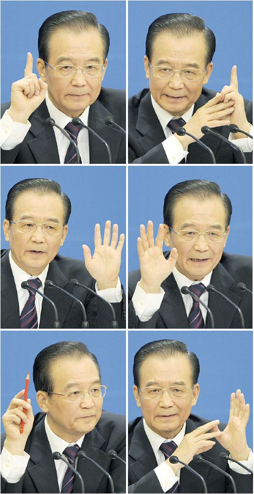 Em tom de despedida, o primeiro-ministro chinês, Wen Jiabao, criticou os erros do passado e apontou ameaças para o futuro do país comunista | Liu Jin/AFP