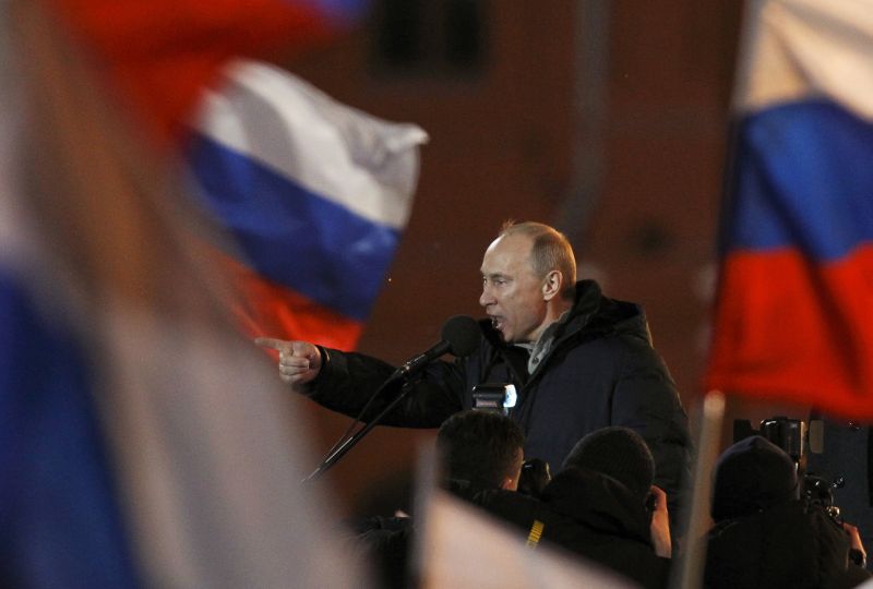 Putin discursa para multidão em praça russa | Reuters/Denis Sinyakov