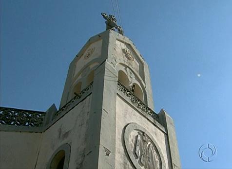 Imagem de arquivo mostra como era o sino do navio Costa Concordia | REUTERS/Centro subacquei dei Carabinieri/Handout