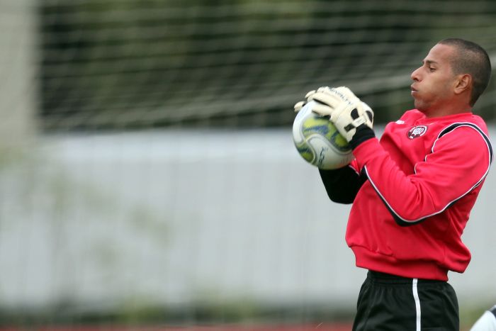 Rodolfo participou de um jogo-treino no CT do Caju nesta terça-feira | Walter Alves / Gazeta do Povo