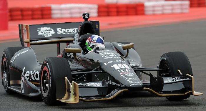Franchitti fez o melhor tempo no segundo treino deste sábado | AFP