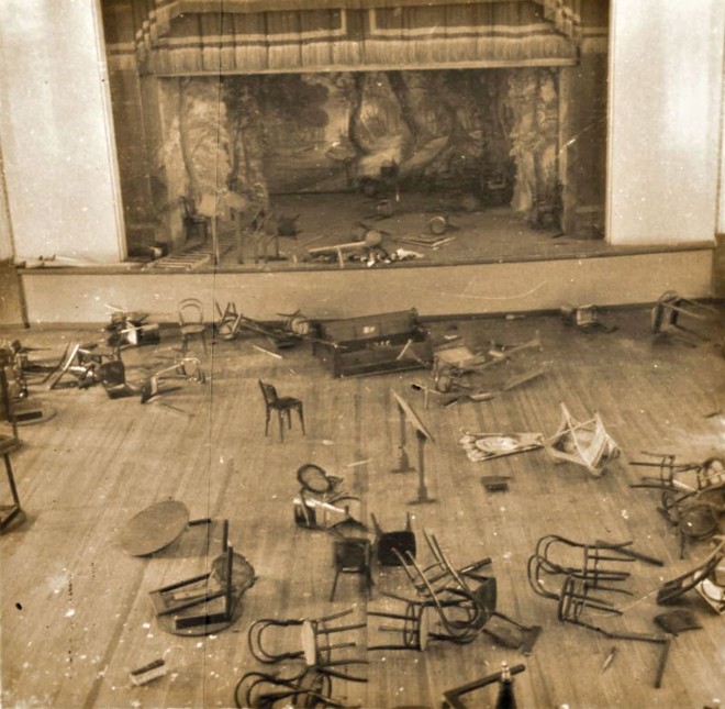 A sede do Clube Concórdia, no bairro São Francisco, foi depredada em 1942 | 