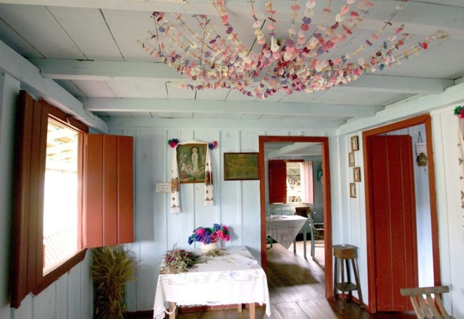 Museu Baba Madalena fica em uma das casas dos primeiros moradores |