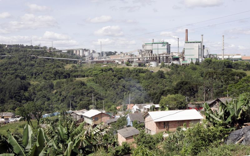 Vista da atual fábrica da Klabin, em Telêmaco Borba. | Henry Milleo/Gazeta do Povo