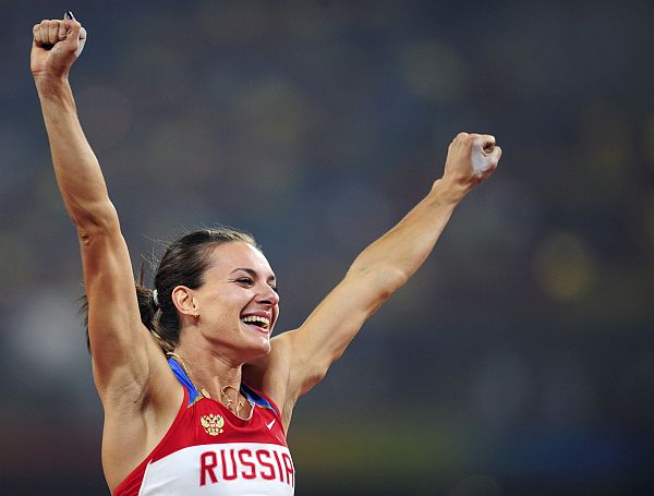 Confiante, Isinbayeva elege ela mesma como maior rival em Londres | Dylan Martinez/Reuters