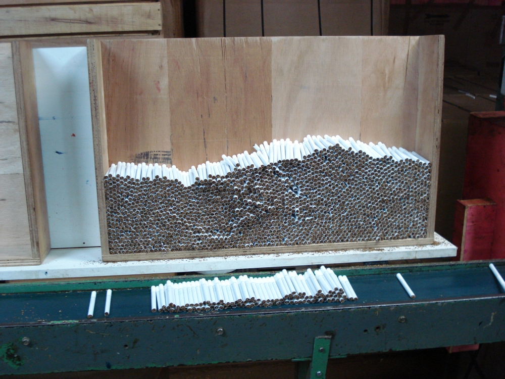 Cigarros prontos para serem embalados | Divulgação/Assessoria PF