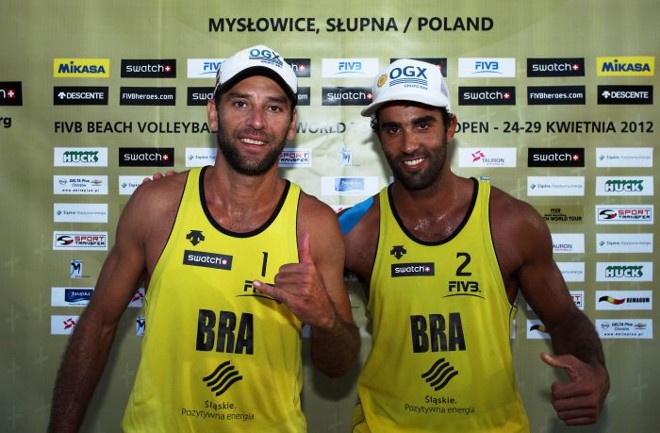 Marcio e Pedro Solberg também se classificaram à final da etapa polonesa do Circuito Mundial | 