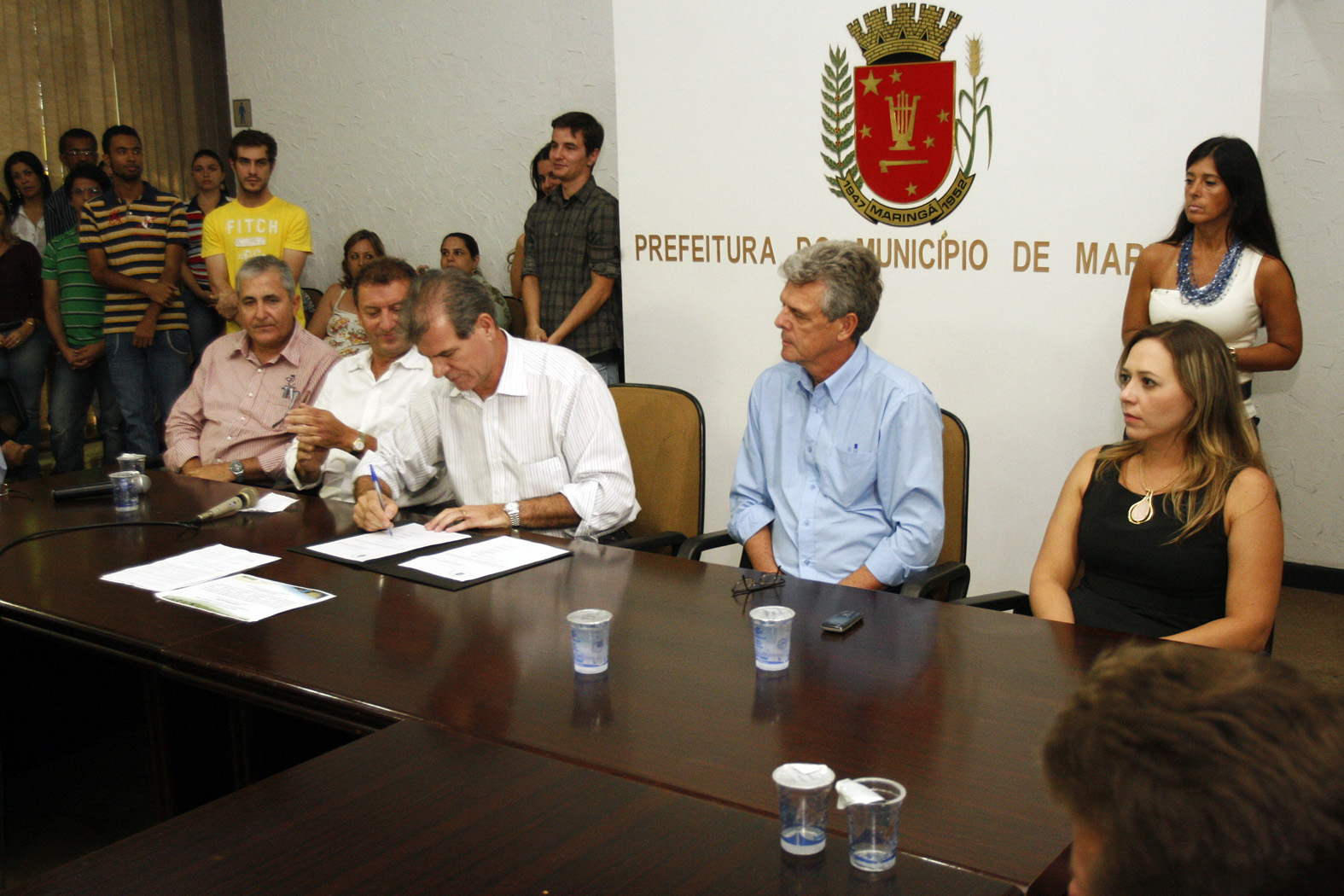 Roberto Pupin assinou decreto de posse na tarde desta quinta-feira (19) em evento na Prefeitura | Divulgação - PMM