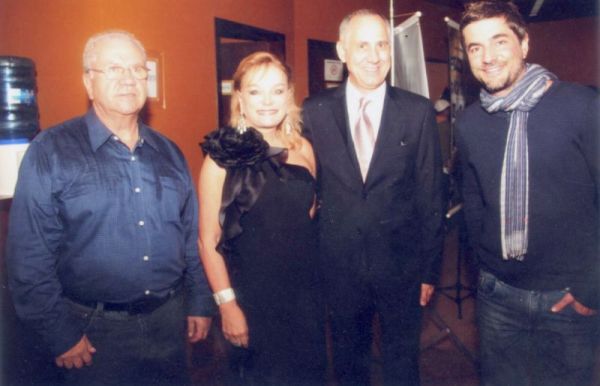 No V Festival de Cinema da Lapa, realizado no Cine Teatro Imperial, o ex-ministro Luiz Carlos Borges da Silveira, Maria Inês Borges da Silveira, o secretário de Estado da Cultura, Paulino Viapiana, e o ator e jurado Rodrigo Veronese | Ricardo Garcia