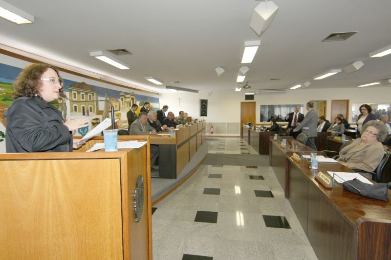 Professora Josete (PT) defendeu prazo para a exploração do serviço, mas foi voto vencido | Aniele Nascimento / Gazeta do Povo